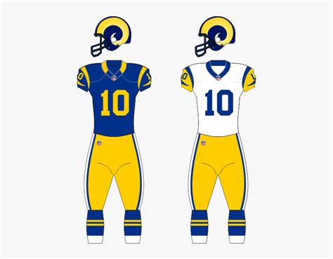 Original La Rams Uniforms, HD Png Download - kindpng