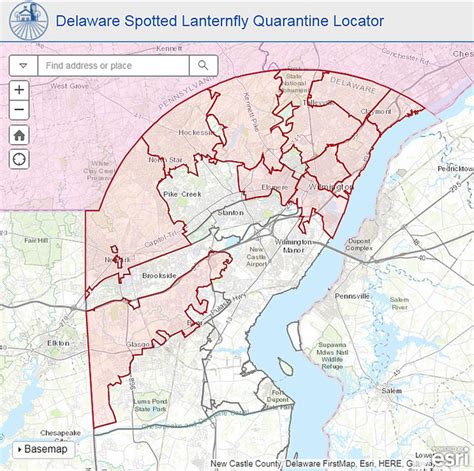 New Castle County Zip Code Map