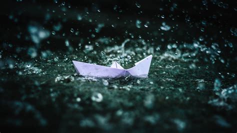 White paper boat, Origami, Boat, Water HD wallpaper | Wallpaper Flare