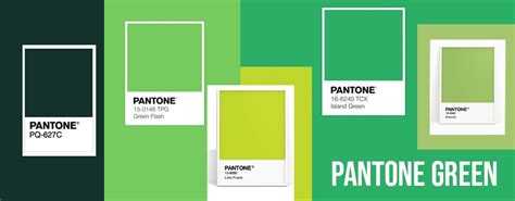 Pantone Green | Various Shades of Green Pantone Colors with Trends