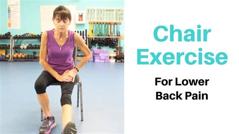 Chair Exercise For Low Back Pain - Yoga Territory