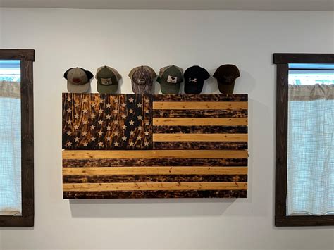 Rustic American Flag Gun Cabinet - Etsy