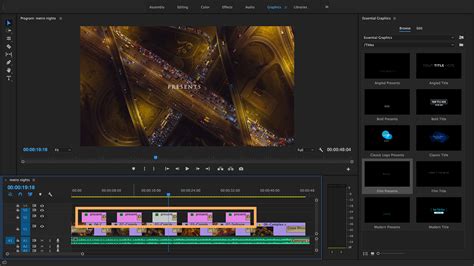 Create titles and graphics with the Essential Graphics panel | Adobe Premiere Pro tutorials