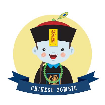 Cute Chinese Zombie 3 Stock Illustration - Download Image Now - iStock