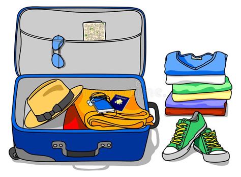 Packing For Vacation Clipart