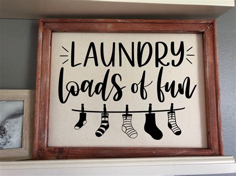 Funny Laundry Room Sign laundry Loads of Fun - Etsy