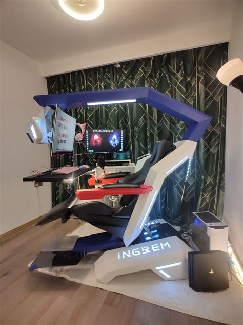 Ingrem Gaming Workstation C4 owlet S | Game room, Video game room design, Gaming room setup