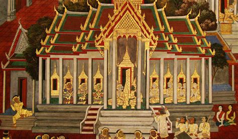 Gold Leaf Art History Thailand - Unique Famous Paintings l Royal Thai Art