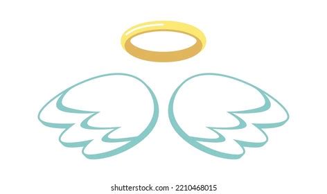 Cartoon Angel Wings Vector Illustration Stock Vector (Royalty Free ...