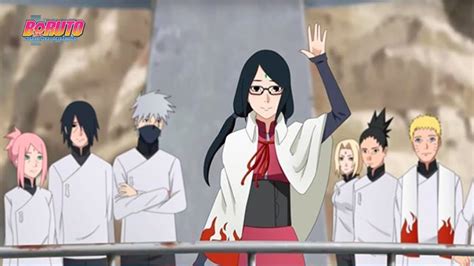 Sarada é nomeada a 8º Hokage a pedido de Naruto e Sasuke - Boruto - YouTube