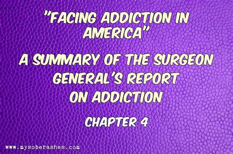 Surgeon General’s Report Summary — Chapter 4 | by Mindy F. | My Sober ...