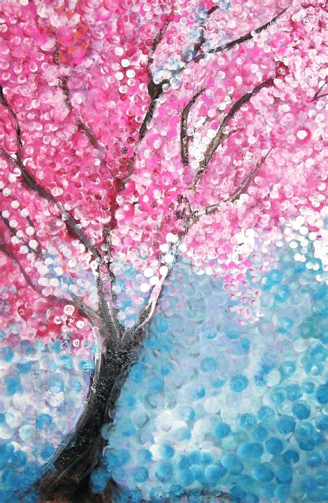 Famous Cherry Blossom Tree Painting at PaintingValley.com | Explore collection of Famous Cherry ...