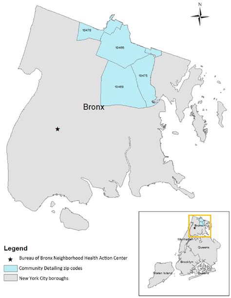 Map of the COVID-19 and flu vaccines community detailing program area ...