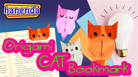 Origami Cat Bookmark || Tutorial Origami || Hello Origami - YouTube