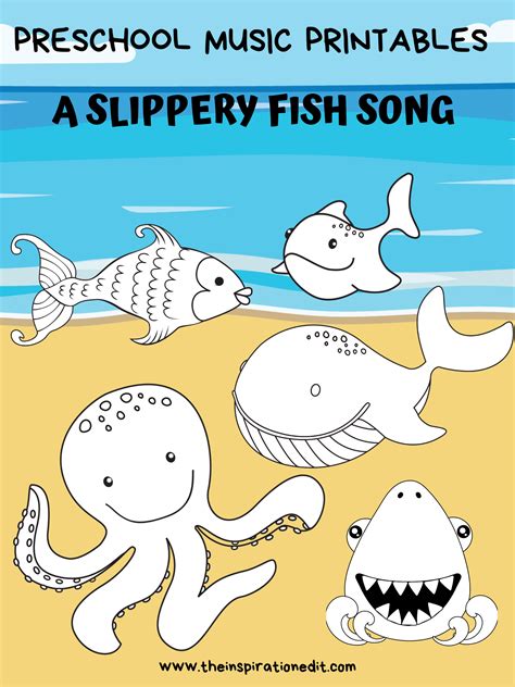 Slippery Fish Printable - Printable Word Searches