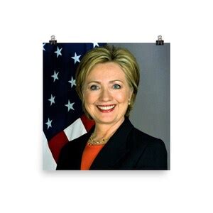 Hillary Clinton Official Portrait Poster Print - Etsy