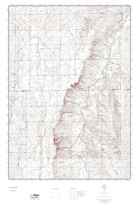 MyTopo Strasburg SE, Colorado USGS Quad Topo Map