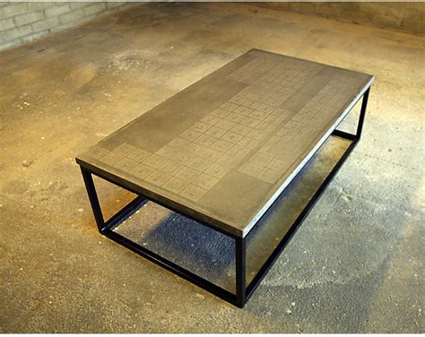 If It's Hip, It's Here (Archives): Periodic Concrete Coffee Table by James DeWulf Is A Formula ...