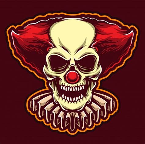 Scary clown logo Premium Vector | Premium Vector #Freepik #vector #logo ...