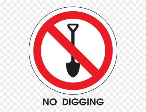 Download Do Not Dig Sign Clipart (#451885) - PinClipart