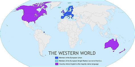 The Western World - WorldAtlas