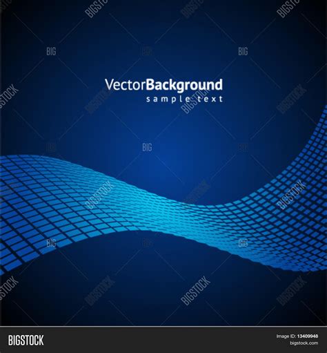 Abstract Wave Vector Vector & Photo (Free Trial) | Bigstock