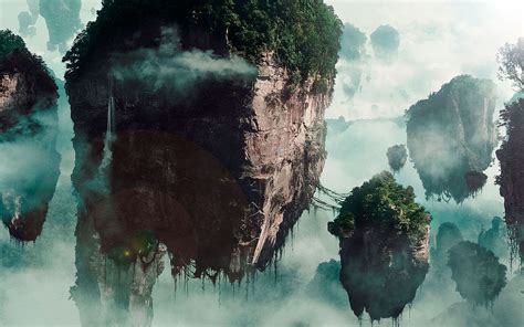 The floating mountains of Pandora | Creatif