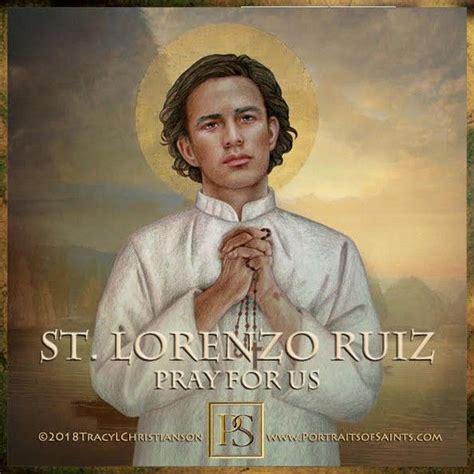 Portraits of Saints on Instagram: "Saint Lorenzo Ruiz 1600-1637 Feast ...