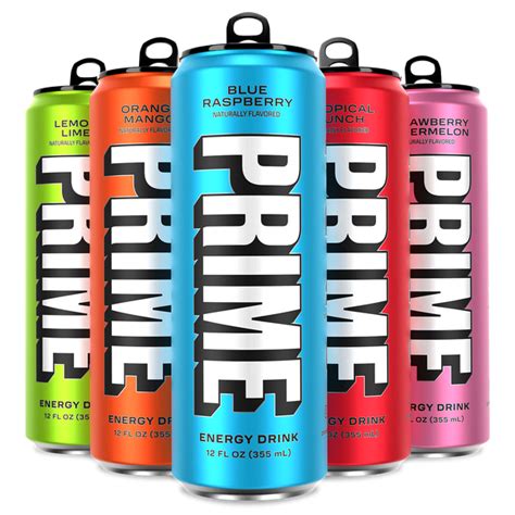 Prime Energy Cans 355ml Png Transparent Background