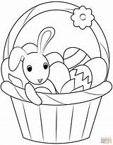 Coloring Pages Easter Baskets sketch template