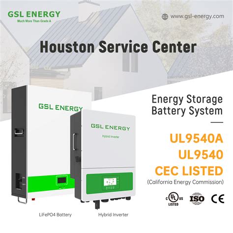 GSL UL9540 EES safety certification battery