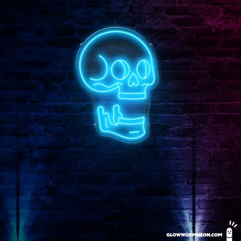 Skull Neon Sign | Glowworm Neon