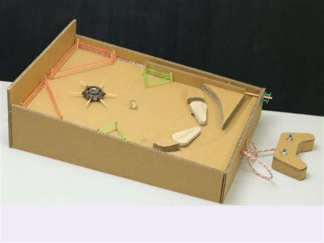 Pinball Game Cardboard | Pinball game, Pinball, Cardboard