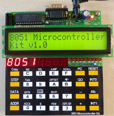 Build your own 8051 Microcontroller Kit | Microcontrollers, Electronics circuit, Kit