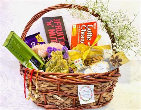 Brown Cane Gift Hamper Basket at Rs 599/piece in Mumbai | ID: 23221341148