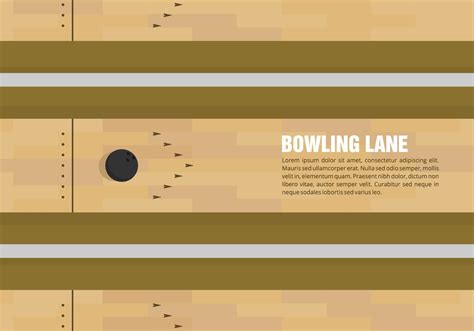 Bowling Lane Vector 142715 Vector Art at Vecteezy