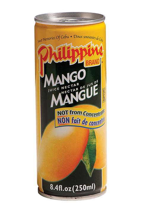 Philippine Brand Mango Juice Nectar 250ml - profoodcorp.com