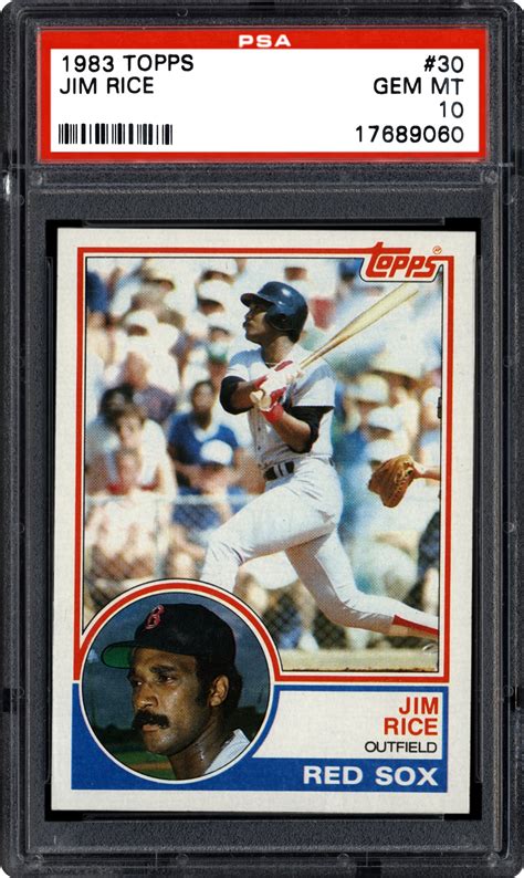 1983 Topps Jim Rice | PSA CardFacts™