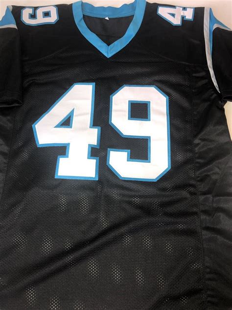 Frankie Luvu signed Carolina Panthers autographed black custom jersey ...