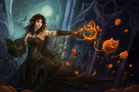 Halloween Witch Desktop Backgrounds