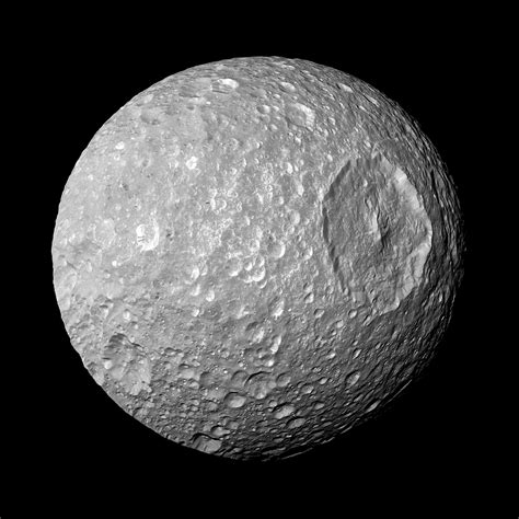 Saturn's Death Star-looking moon may have vast underground ocean