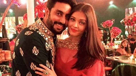 Aishwarya Rai Bachchan and Abhishek Bachchan look adorable at Mumbai wedding | Vogue India