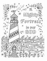 Color The Hymns A Coloring Book For Adults sketch template