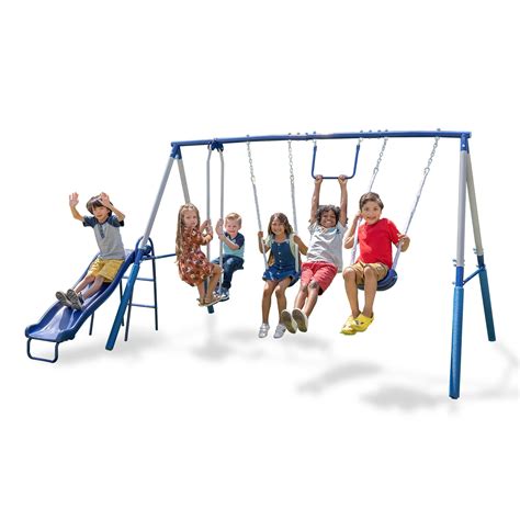 Sportspower Arcadia Swing Set - Outdoor Heavy-Duty Metal Playset for Kids for sale | Las Vegas ...