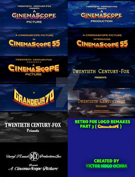 Retro Fox Logo Remakes Part 3: CinemaScope (Final) by ...