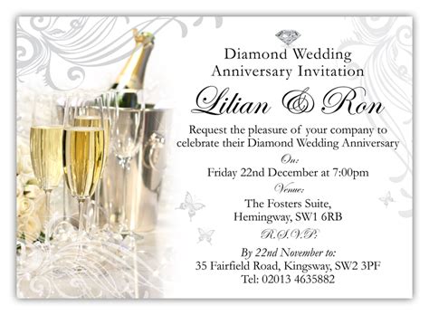 Diamond Wedding Invitations - D&L Designs Limited