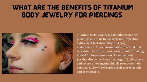 What are The Benefits of Titanium Body Jewelry for Piercings by ngenbj - Issuu