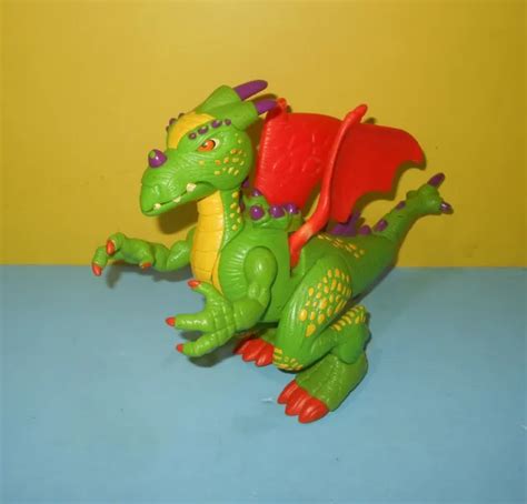 MATTEL FISHER-PRICE IMAGINEXT Light-Up Deluxe Green Dragon Electronic Figure $11.98 - PicClick