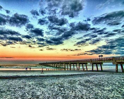 Sunset at Jacksonville Beach Florida | Jacksonville beach florida, Jacksonville beach ...