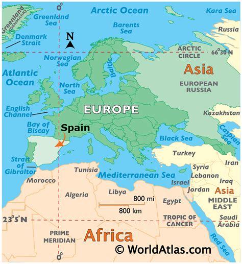 Spain Map / Geography of Spain / Map of Spain - Worldatlas.com